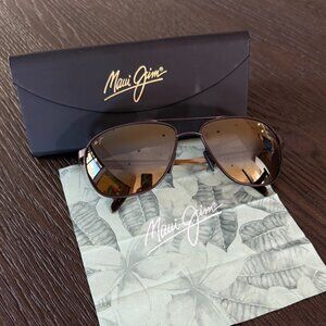 NEW Maui Jim CASTLES Aviator Sunglasses